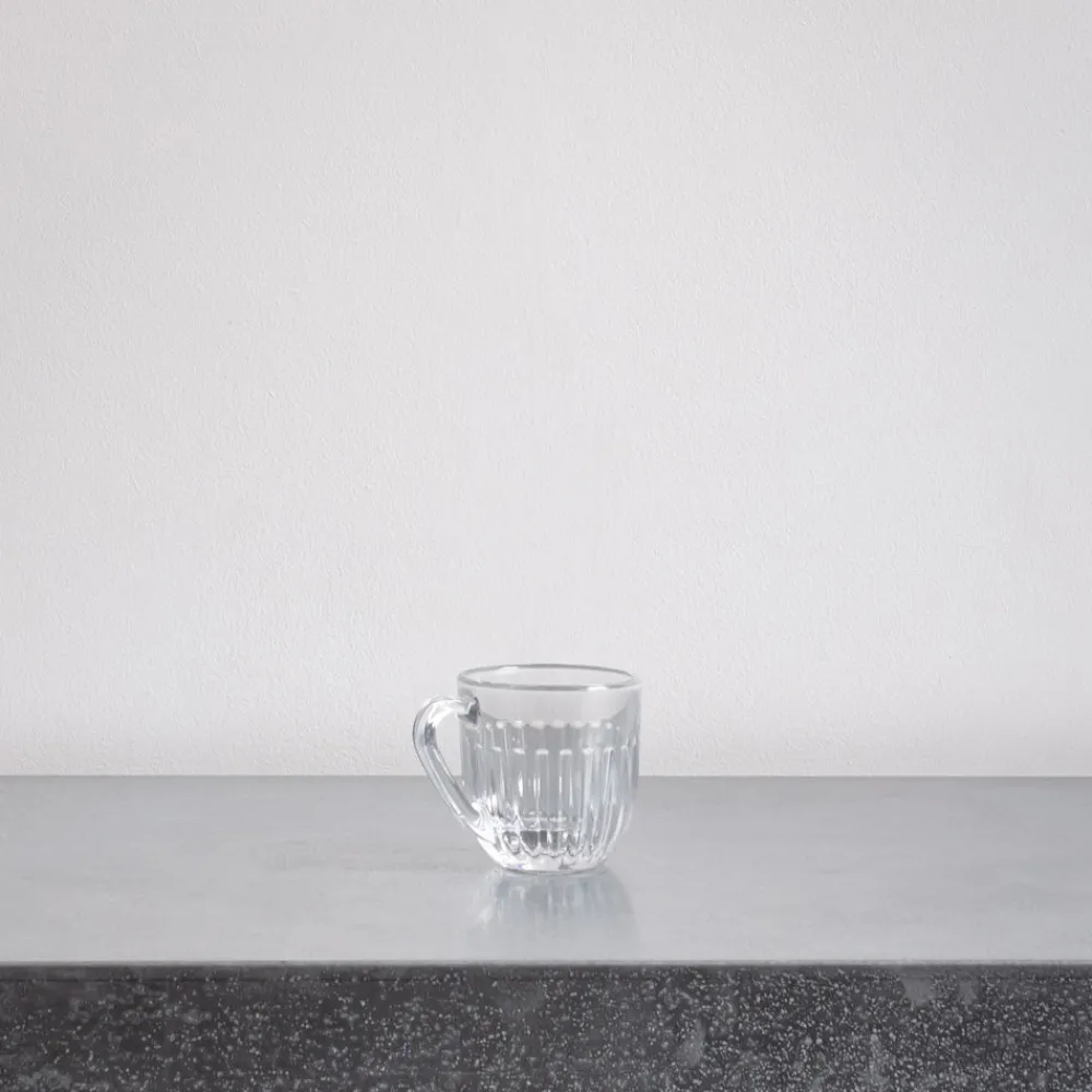 115 LA ROCHERE Tasse à expresso Ouessant en verre pressé