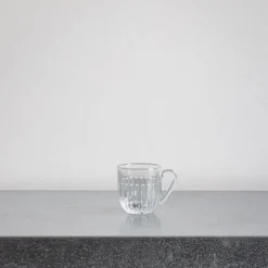 115 LA ROCHERE Tasse à expresso Ouessant en verre pressé