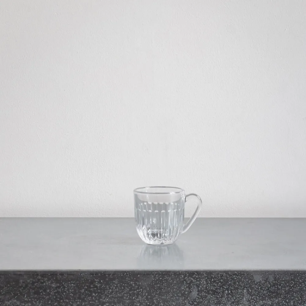 115 LA ROCHERE Tasse à expresso Ouessant en verre pressé