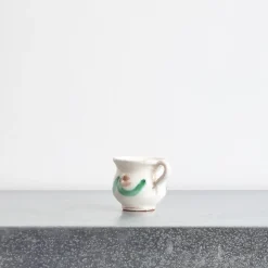 2030 AJUAR Tasse et soucoupe peinte à la main - Vert
