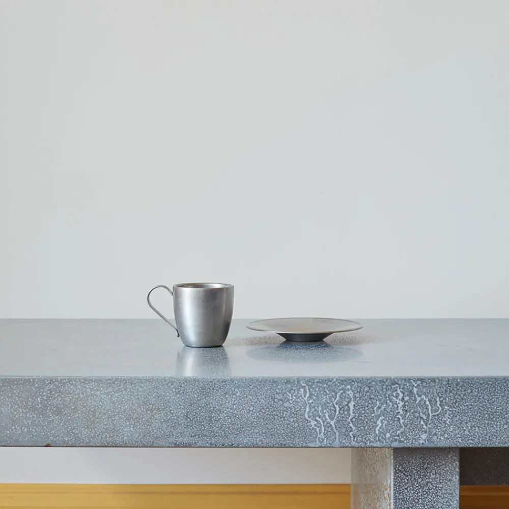 1439 AOYOSHI Tasse et soucoupe Vintage Drum