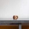 2026 TR CUITE Tasse façonnée à la main - Marron & Orange