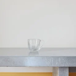 115 LA ROCHERE Tasse Ouessant en verre pressé