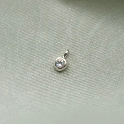 Women TEN - Pendentif Dipper Charm - Argent Pierre de lune