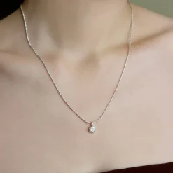 Women TEN - Pendentif Dipper Charm - Argent Pierre de lune