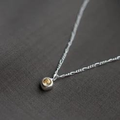 Women TEN - Pendentif Dipper Charm - Argent Citrine