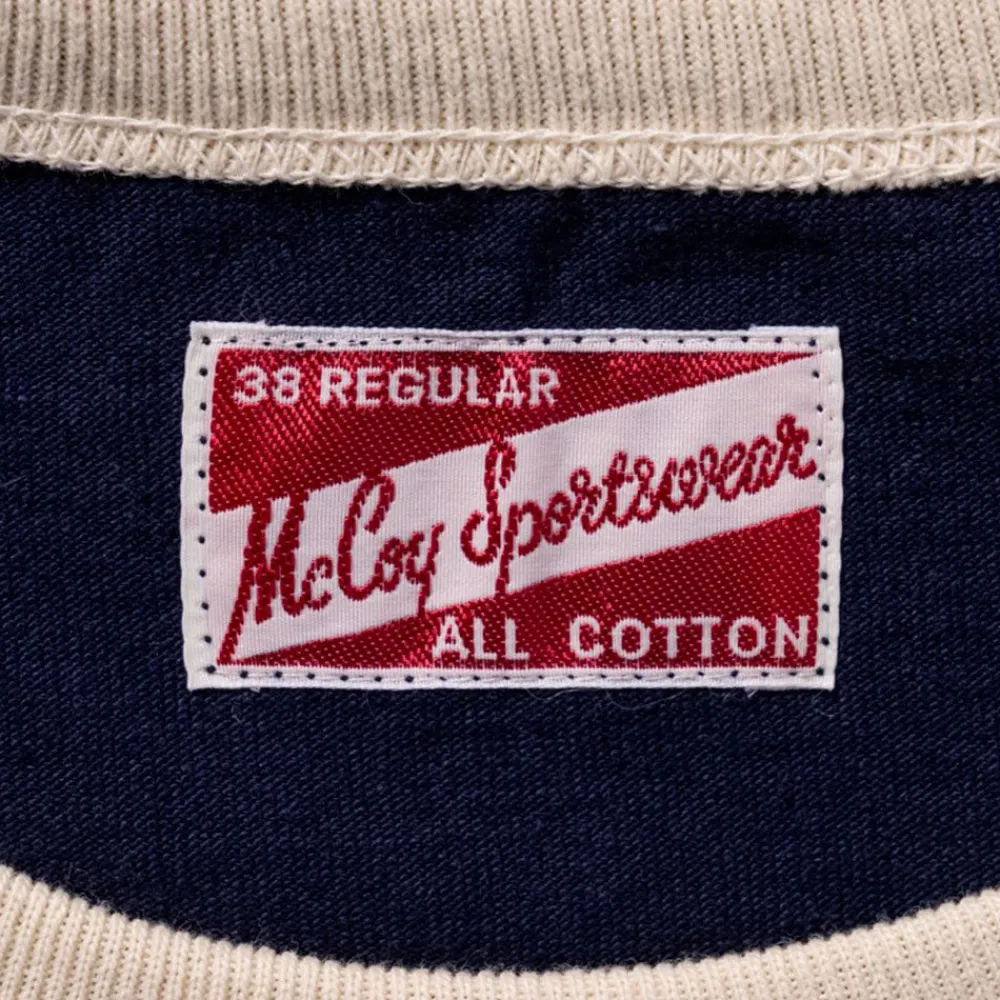 THE REAL MCCOYS - T-shirt Militaire Baseball - Bleu
