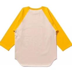 THE REAL MCCOYS - T-shirt Militaire Baseball - Jaune