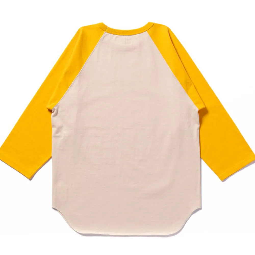 THE REAL MCCOYS - T-shirt Militaire Baseball - Jaune