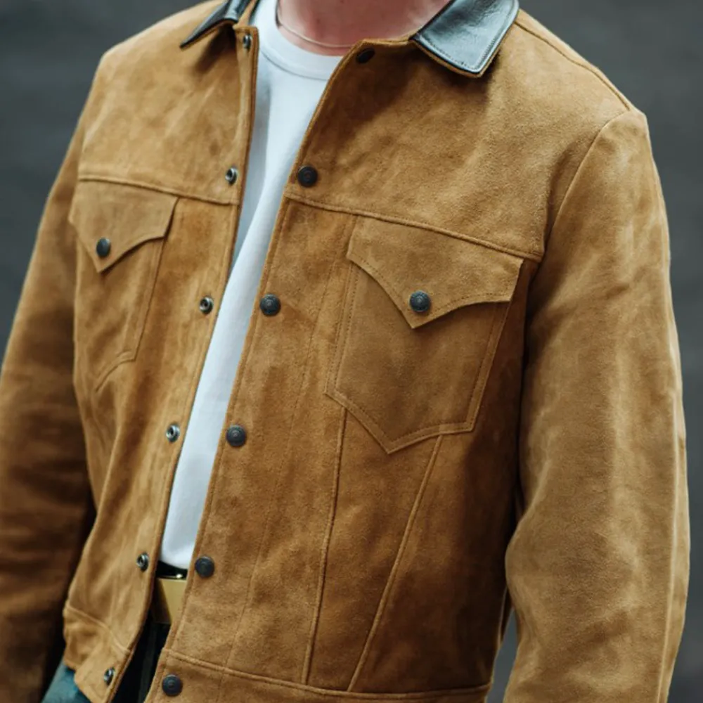 THE REAL MCCOYS - Veste Western - Marron