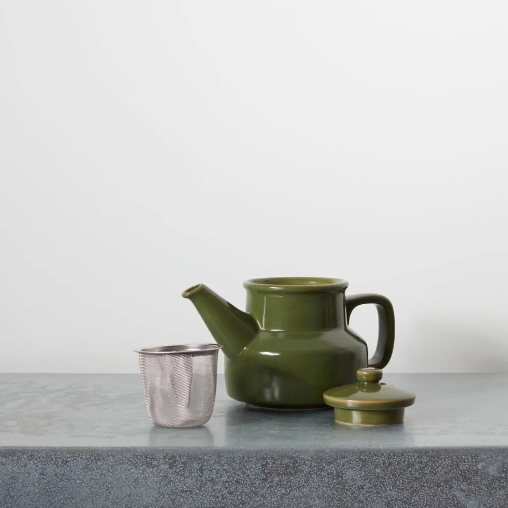 2031 MARUMITSU POTERIE Théière Causette - Vert