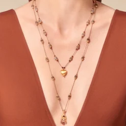 Women TITYARAVY - Collier Dil 1 Labradorite - Marron