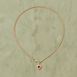 Women TITYARAVY - Collier Gini Chaîne - Doré