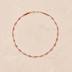 Women TITYARAVY - Collier Lotus - Rubis Zoïsite