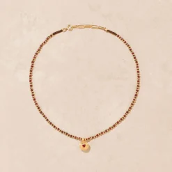 Women TITYARAVY - Collier Prema K grenat - Marron