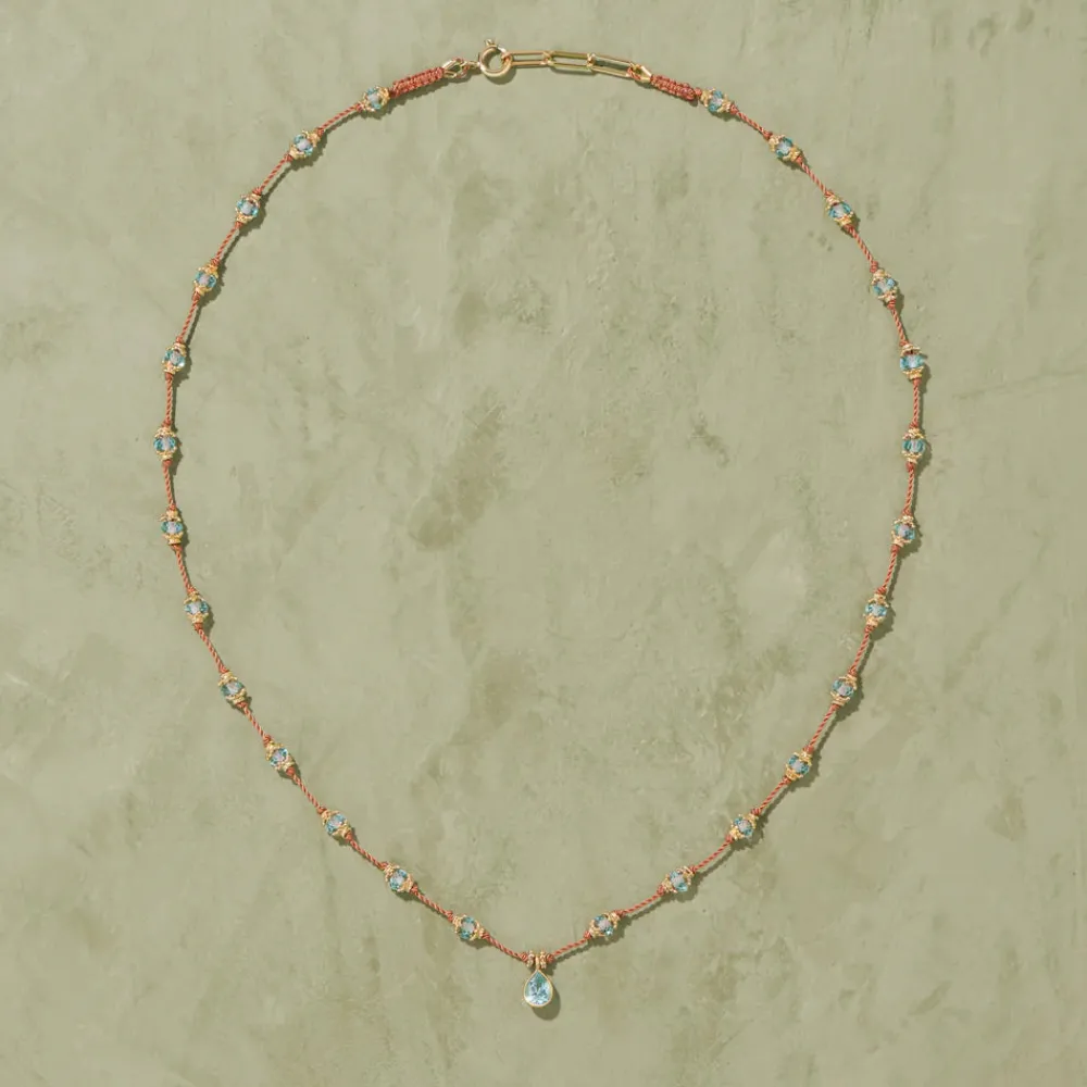 Women TITYARAVY - Talisman Peony Aigue marine - Bleu