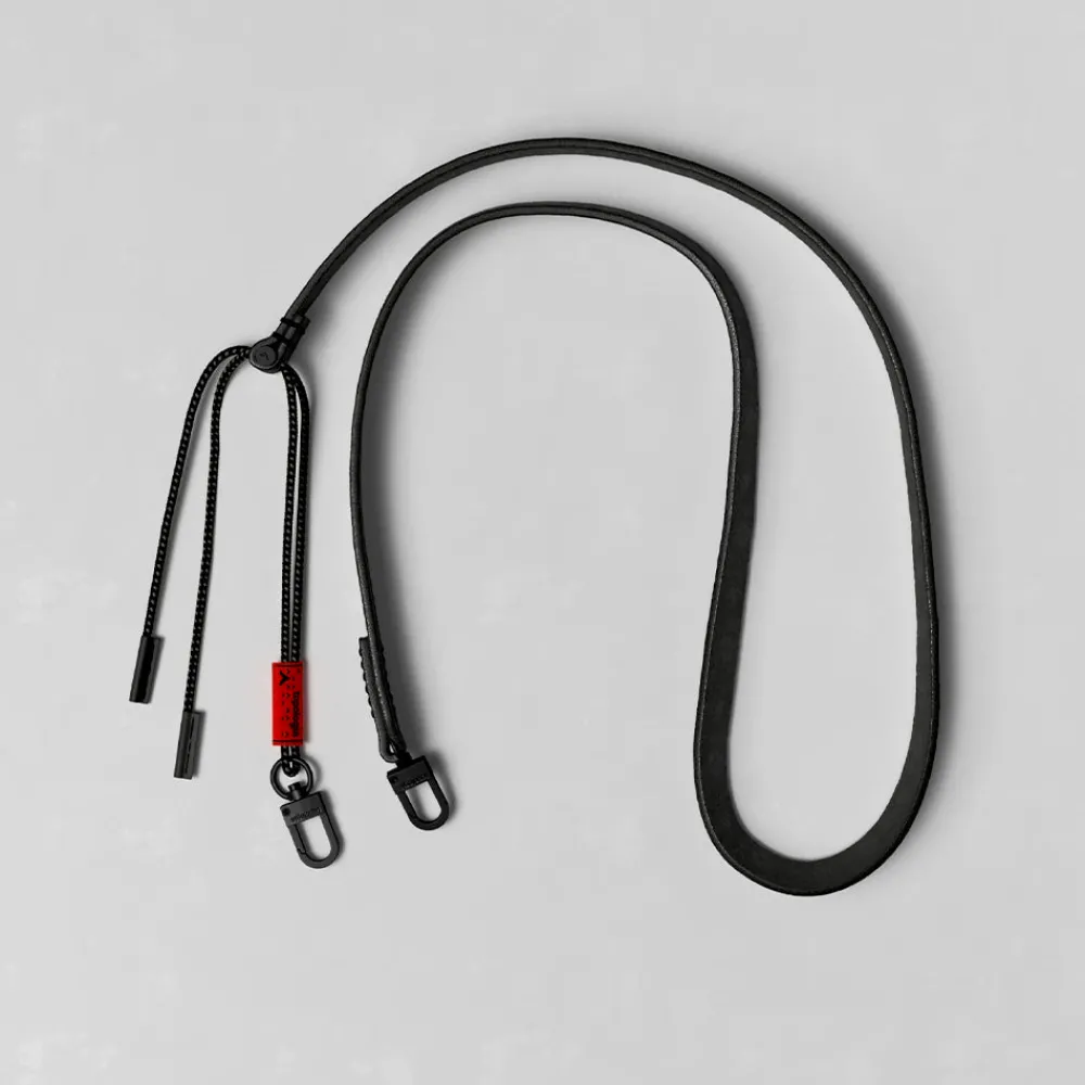 Women Topologie - Cordon en cuir - Noir