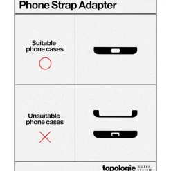 Women Topologie - Phone Strap Adapter - Gris