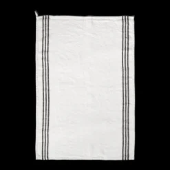 200 LINTEX Torchon en lin lavé - Blanc Optique