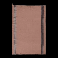 200 LINTEX Torchon en lin lavé - Rose Argile