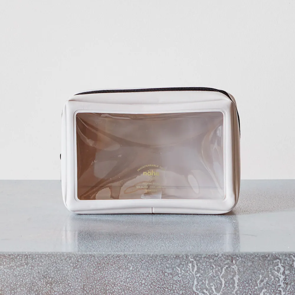 1917 NOTABLE DESIGN Trousse - Transparent & Beige