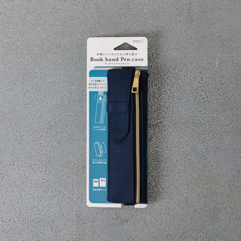 1085 TENDANCE PAPETERIE Trousse Book Band - Bleu