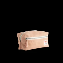 200 LINTEX Trousse de toilette en lin lavé - Rose Argile