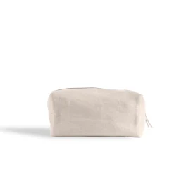 200 LINTEX Trousse de toilette en lin lavé - Pierre