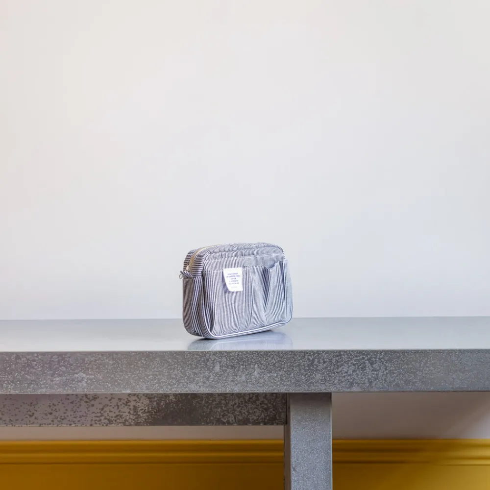 1942 DELFONICS Trousse en toile - Rayé
