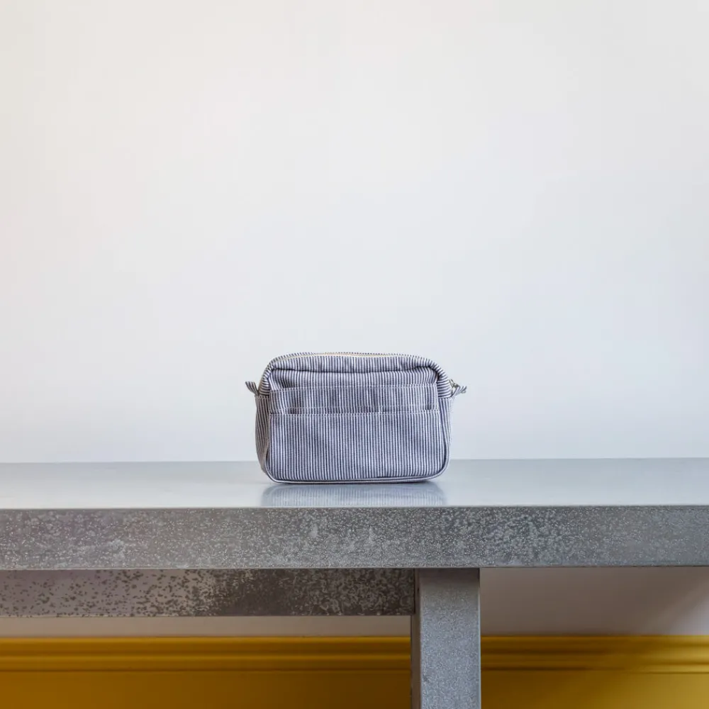 1942 DELFONICS Trousse en toile - Rayé