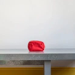 1942 DELFONICS Trousse en toile - Rouge