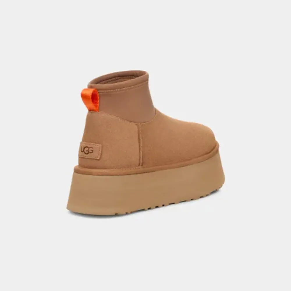 Women UGG - Bottes Classic Mini Dipper - Chestnut