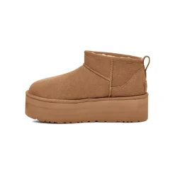 Women UGG - Bottes Classic Ultra Mini Platform - Chestnut