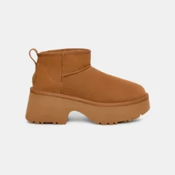 Women UGG - Bottes Classic Ultra Mini Height - Chestnut