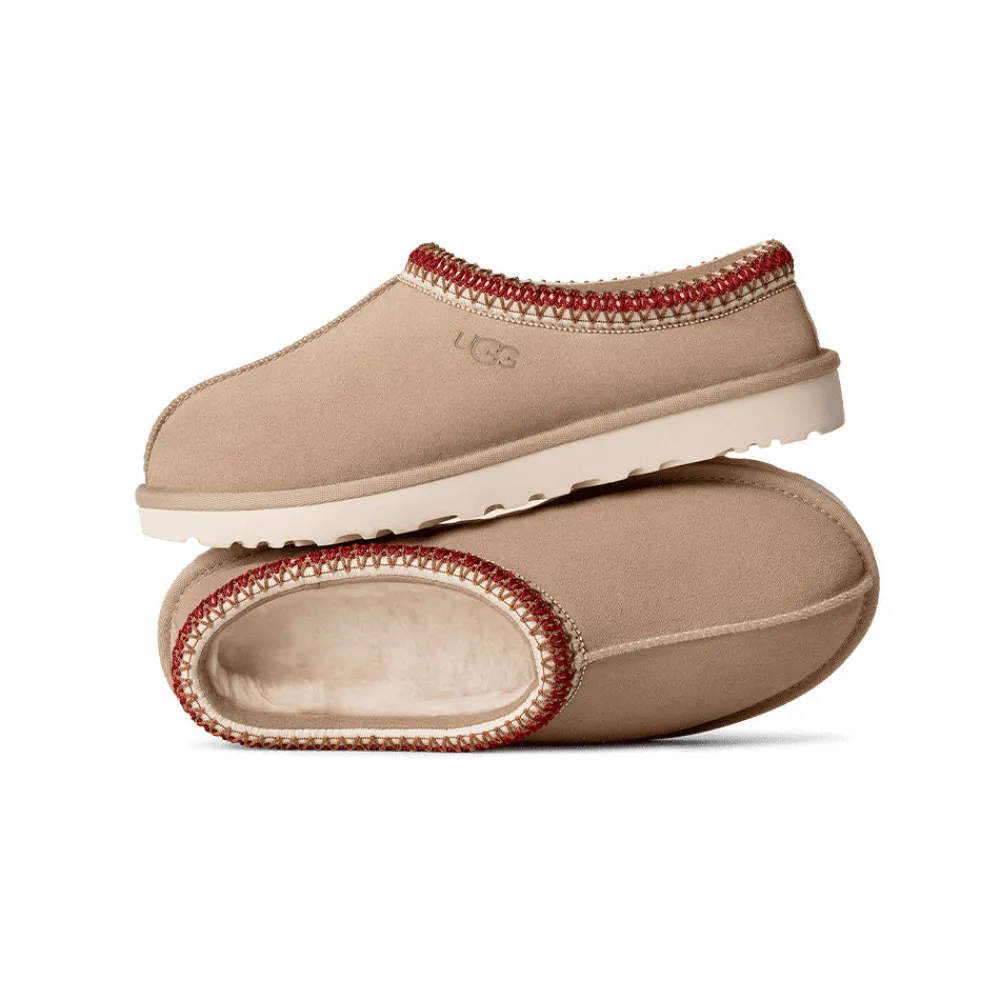 Women UGG - Chaussons Tasman - Sand/dark Cherry