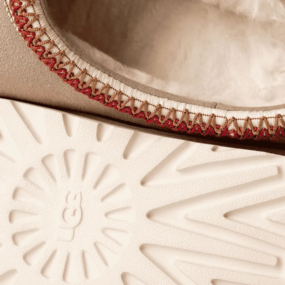 Women UGG - Chaussons Tasman - Sand/dark Cherry