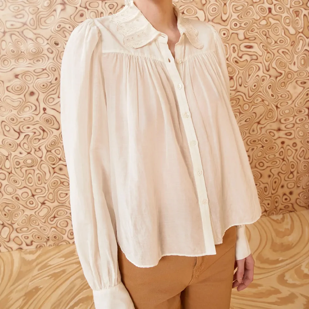 Women Ulla Johnson - Blouse Rowan - Blanc