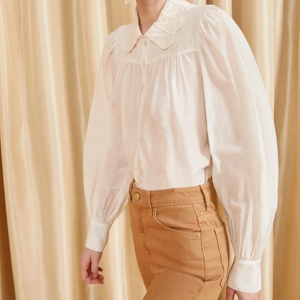 Women Ulla Johnson - Blouse Rowan - Blanc