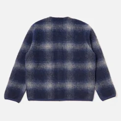 Universal Works - Cardigan à poches - Navy & Grey