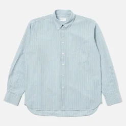 Universal Works - Chemise Lazy Day - Bleu