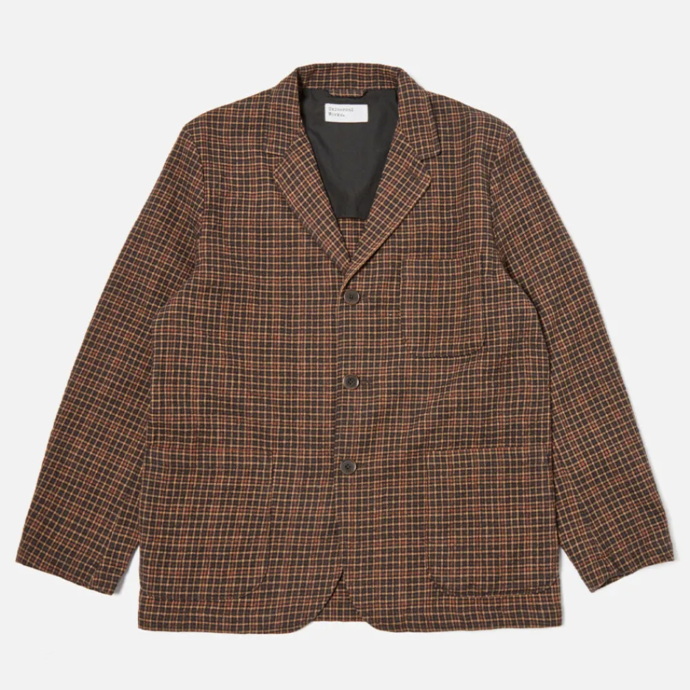Universal Works - Veste 3 boutons - Black Olive