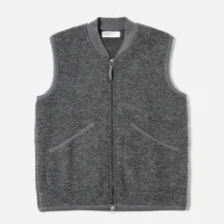 Universal Works - Veste Zip Waistcoat - Gris