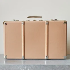 256 KAZETO Valise rigide en carton bouilli - Marron