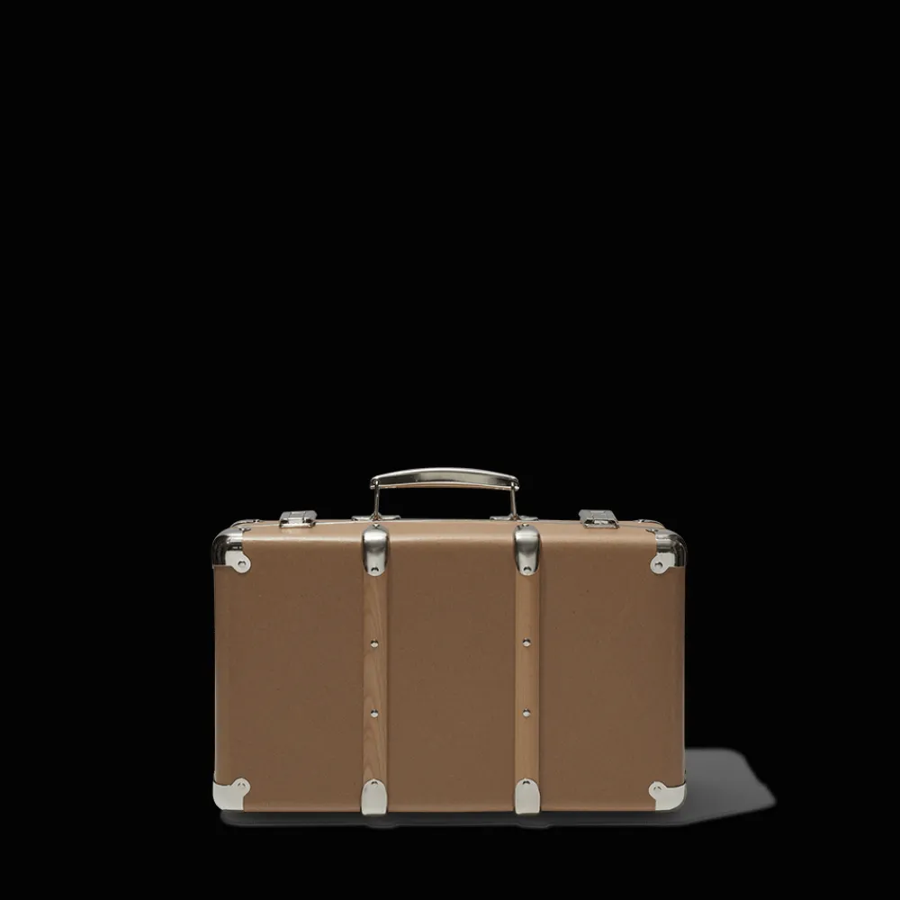 256 KAZETO Valise rigide en carton bouilli - Marron