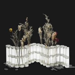 125 TSE TSE Vase d'Avril en verre