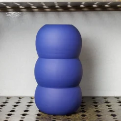 2122 MTIB SARL Vase Pure Bubble II B - Bleu Nuit