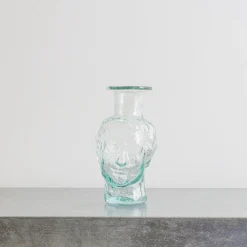 173 SEBASTIEN LA SOUFFLERIE Vase tête Roma - Transparent