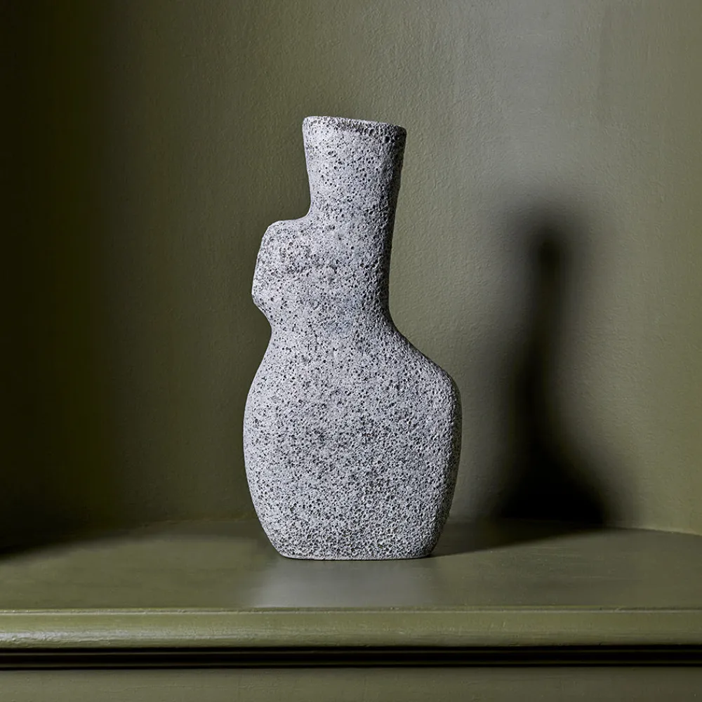 1027 MODERN LIVING Vase Yara - Gris Clair