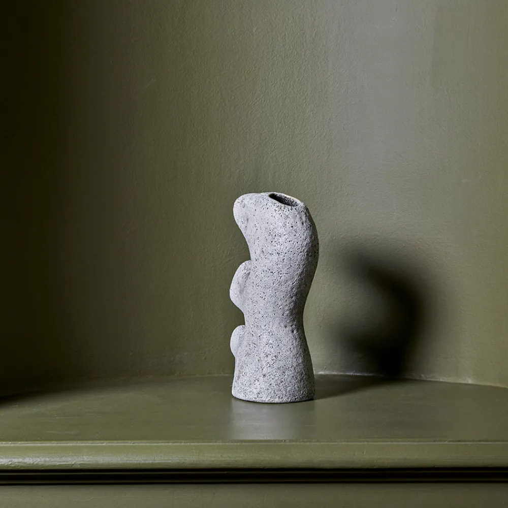 1027 MODERN LIVING Vase Yara - Gris Clair