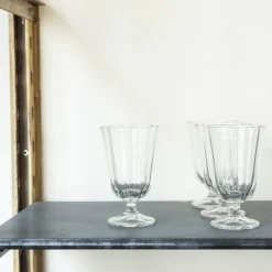 106 VERCERAL Verre à eau cotes plates - Ana